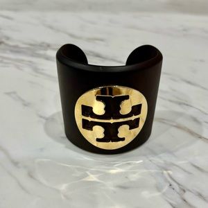 Tory Burch Brown Wooden with Gold Logo